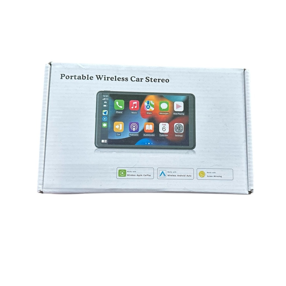 Hieha 2025 Portable Wirless Car Stereo 
Touch Screen Blue Tooth